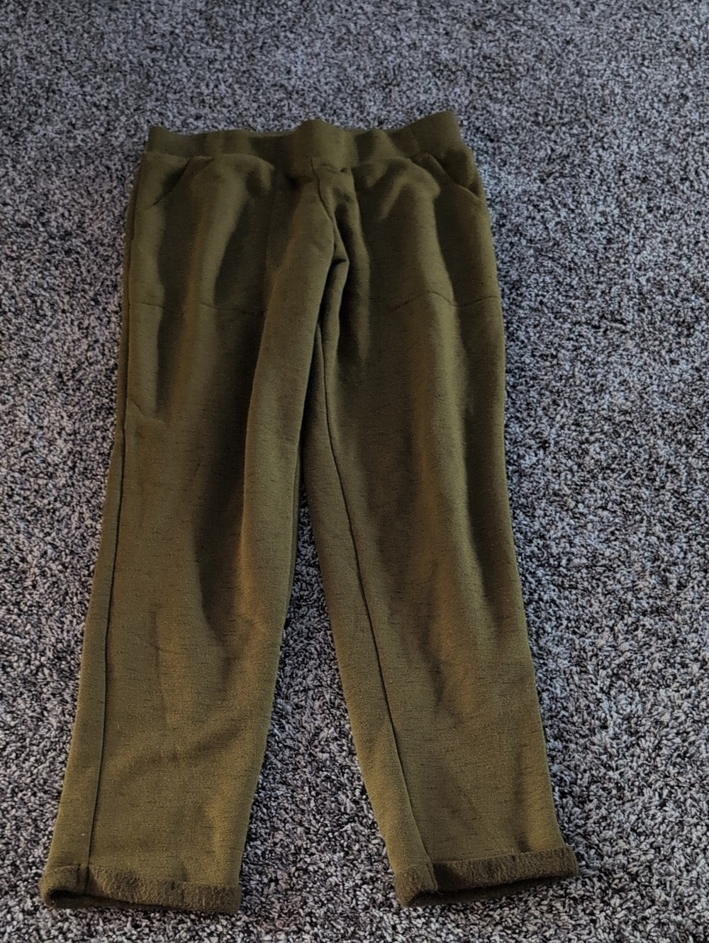 Olive Green Fleece Pants